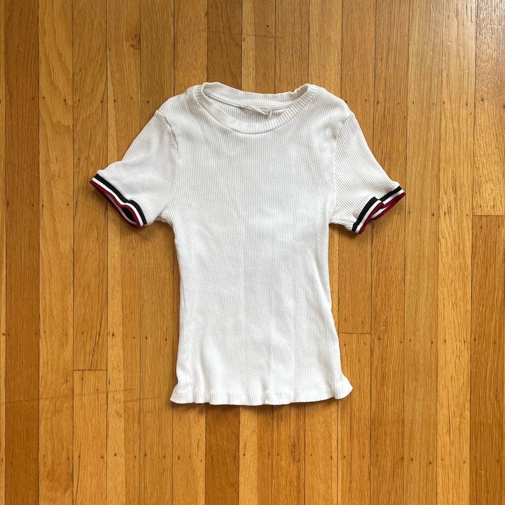 White, sweater top!